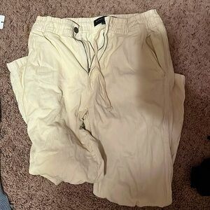 Baggy off white pants